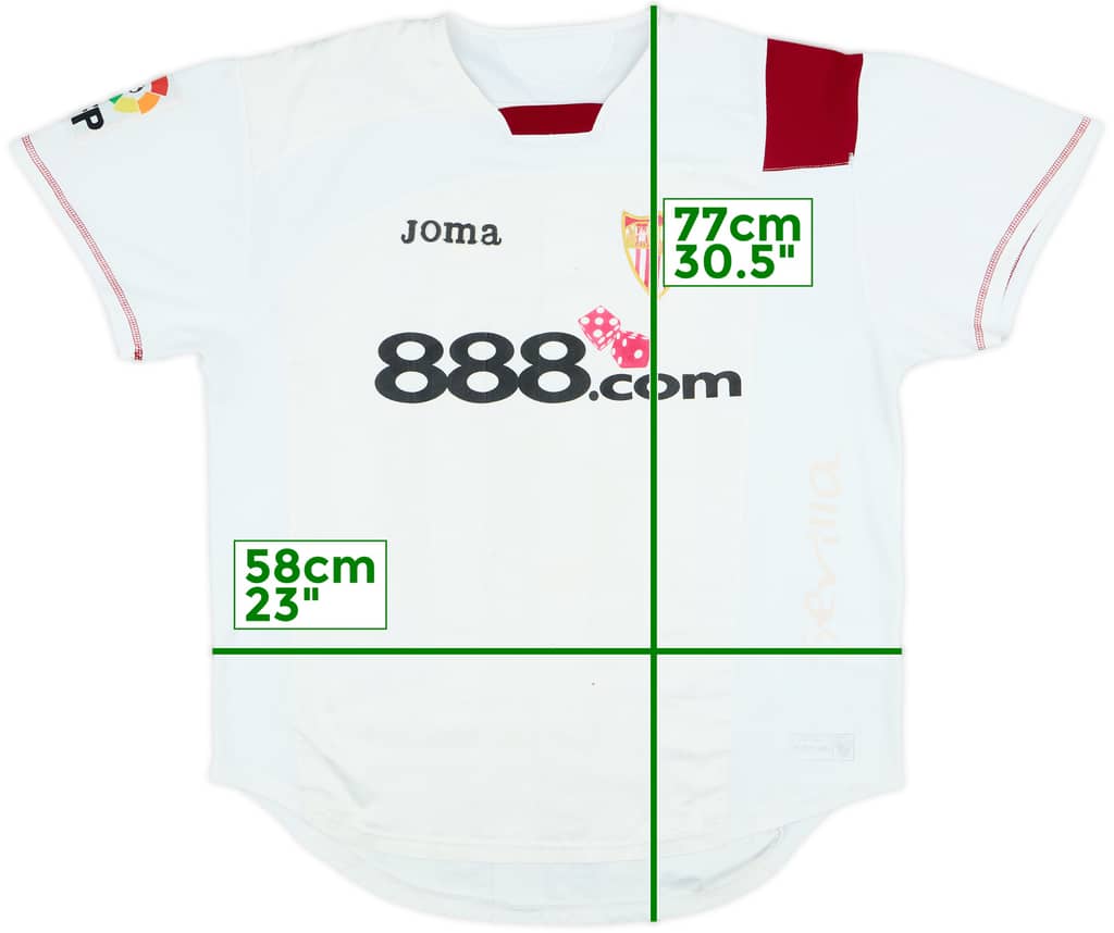 2007-08 Sevilla Home Shirt - 4/10 - (XL)