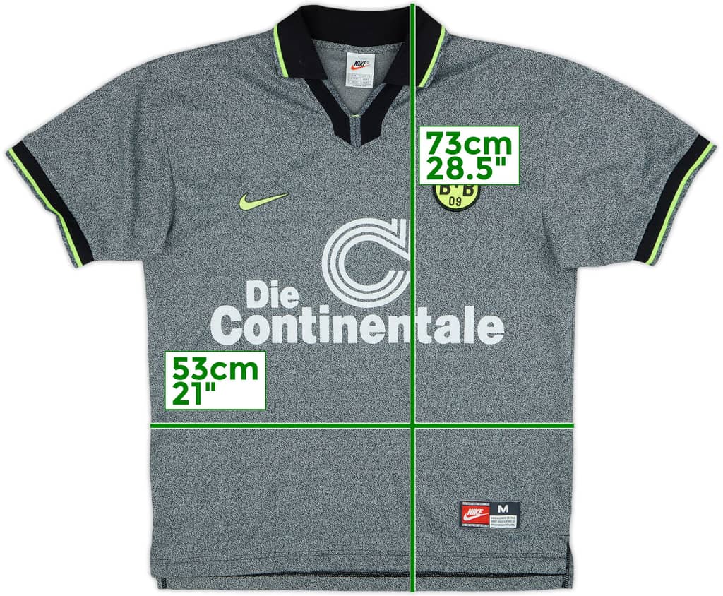 1997-98 Borussia Dortmund Away Shirt - 7/10 - (M)