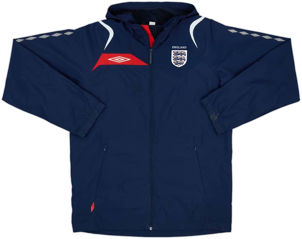 2007-08 England Umbro Hooded Track Jacket - 8/10 - (M)