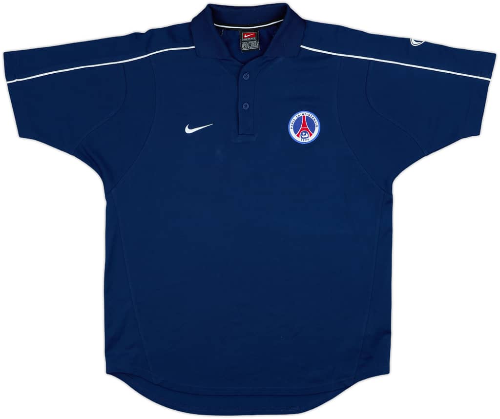 2001-02 Paris Saint-Germain Nike Polo Shirt - 8/10 - (M)
