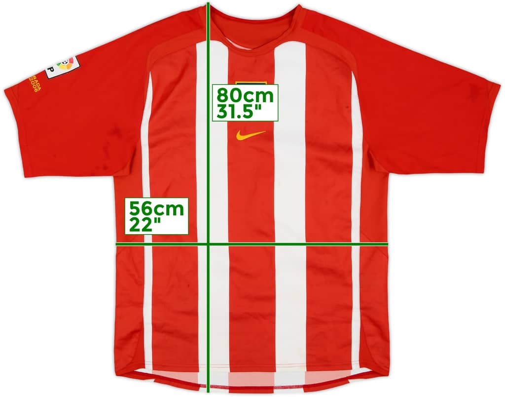 2005-06 Atletico Madrid Home Shirt - 5/10 - (L)
