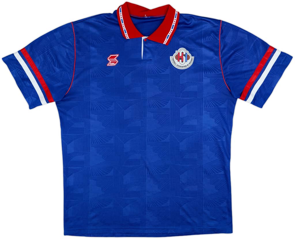 1992-94 Iceland Home Shirt - 8/10 - (XL)