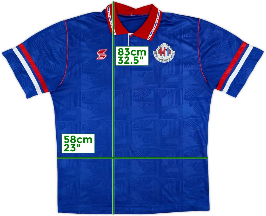 1992-94 Iceland Home Shirt - 8/10 - (XL)