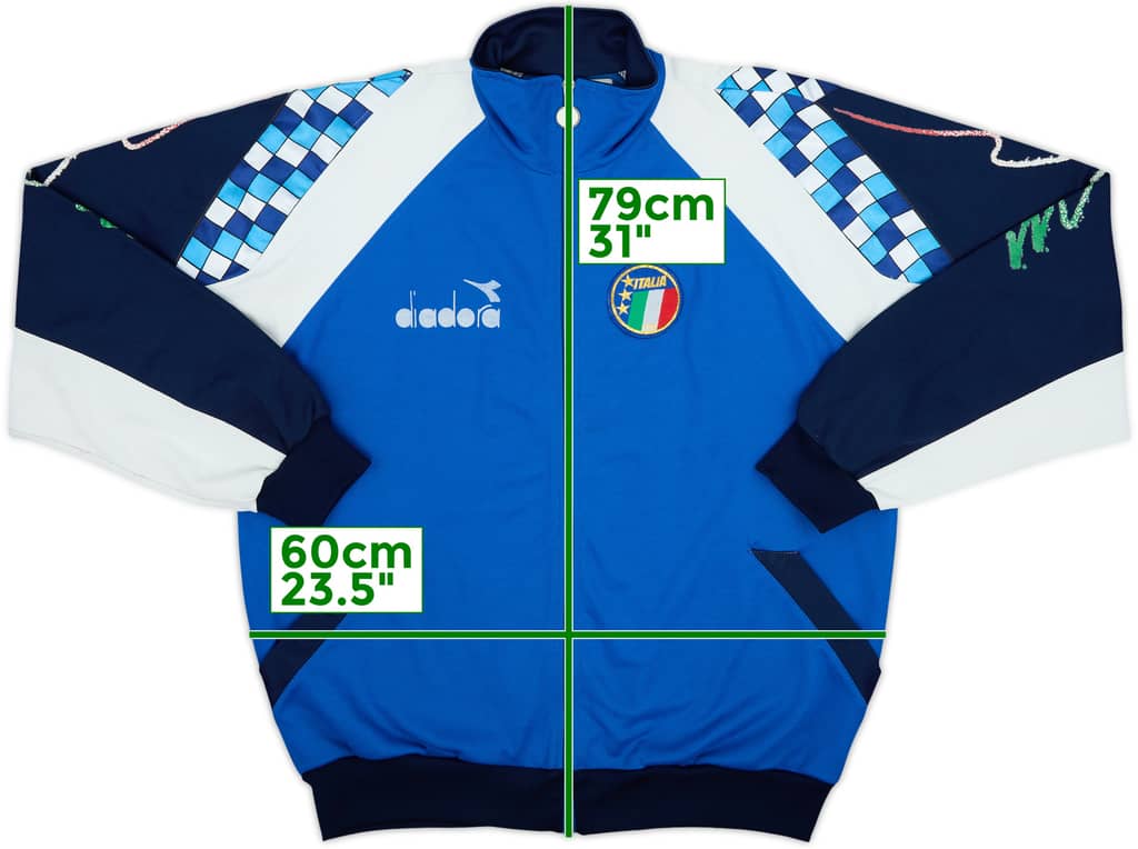 1990 Italy Diadora Track Jacket - 7/10 - (XL)