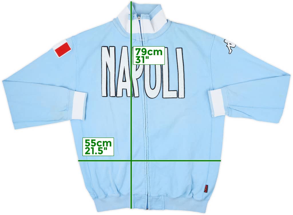 2006-07 Napoli Kappa Track Jacket - 5/10 - (XL)