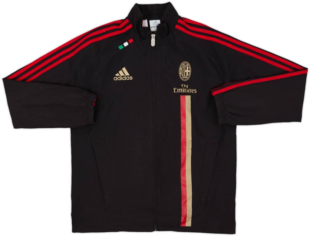 2011-12 AC Milan adidas Track Jacket - 8/10 - (L.Boys)