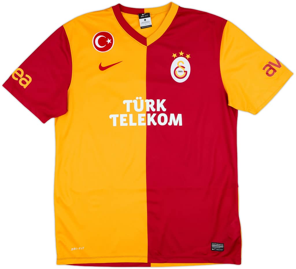 2013-14 Galatasaray Basic Home Shirt - 8/10 - (L)