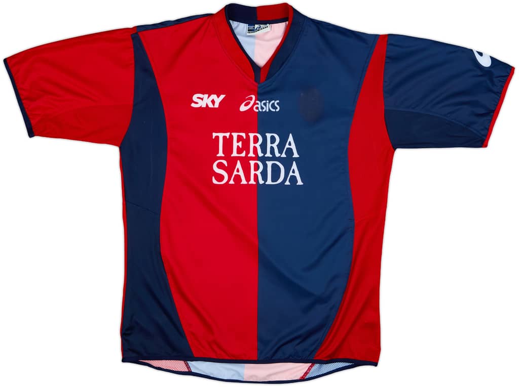 2003-04 Cagliari Home Shirt - 4/10 - (XL)