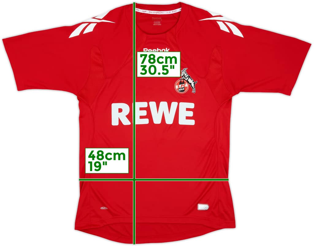 2010-11 FC Koln Home Shirt - 7/10 - (L)