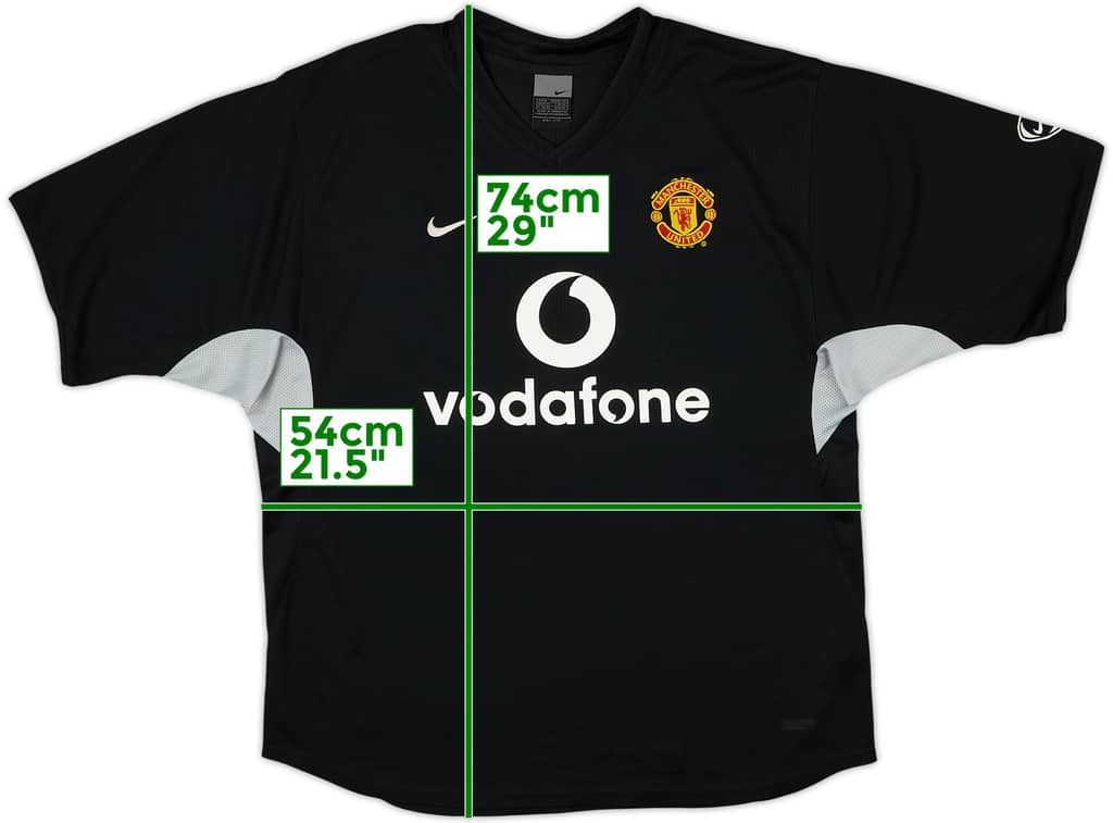 2003-04 Manchester United Nike Training Shirt - 7/10 - (M)