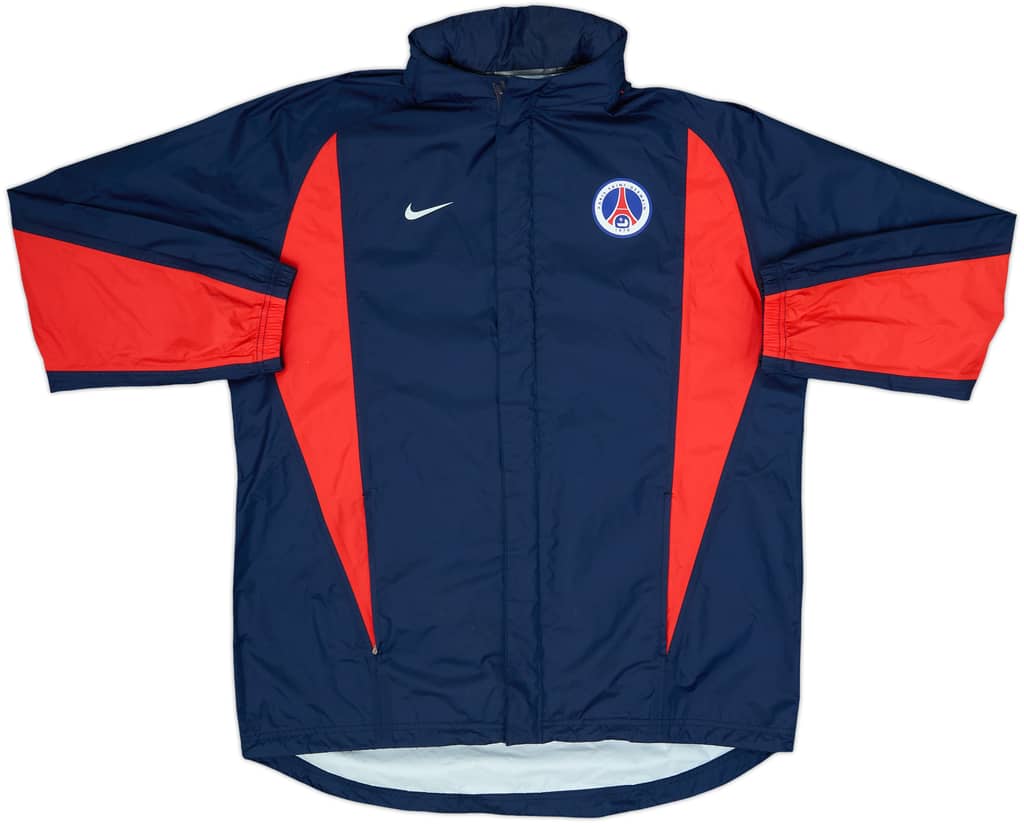 2002-03 Paris Saint-Germain Nike Hooded Rain Jacket - 8/10 - (L)