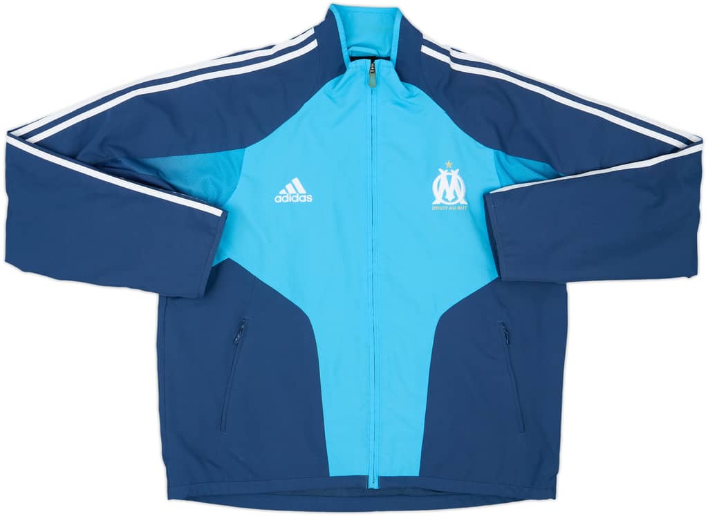 2004-05 Olympique Marseille adidas Track Jacket - 9/10 - (L/XL)