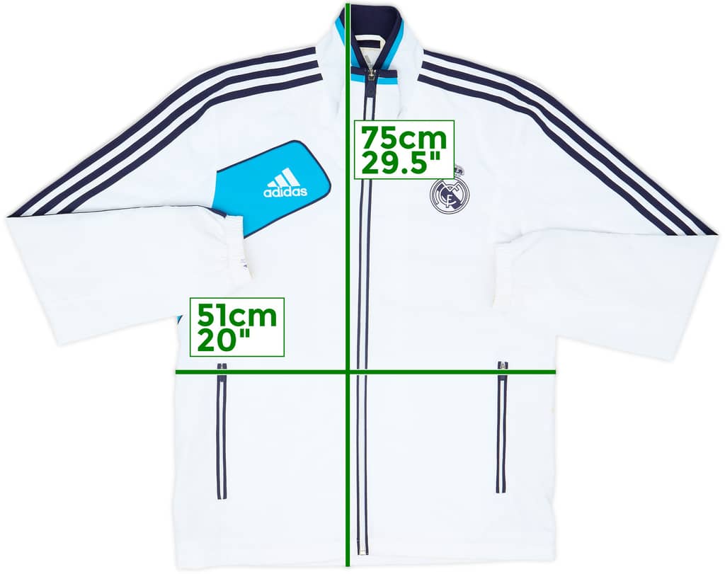 2012-13 Real Madrid adidas Track Jacket - 8/10 - (S)