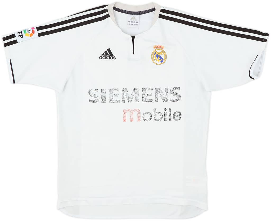 2003-04 Real Madrid Home Shirt - 4/10 - (L.Boys)