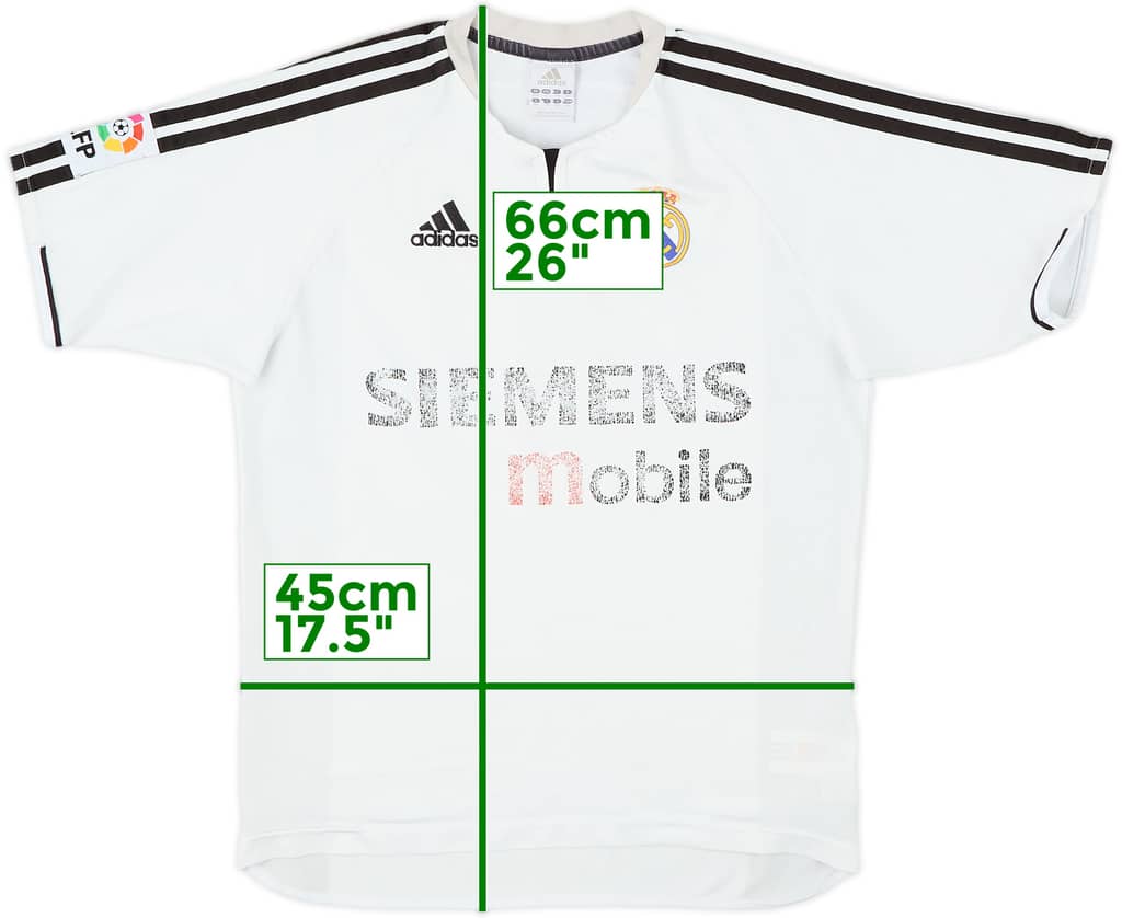 2003-04 Real Madrid Home Shirt - 4/10 - (L.Boys)