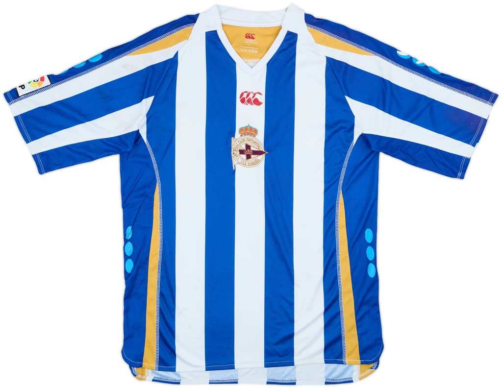 2007-08 Deportivo de La Coruna Home Shirt - 7/10 - (L)