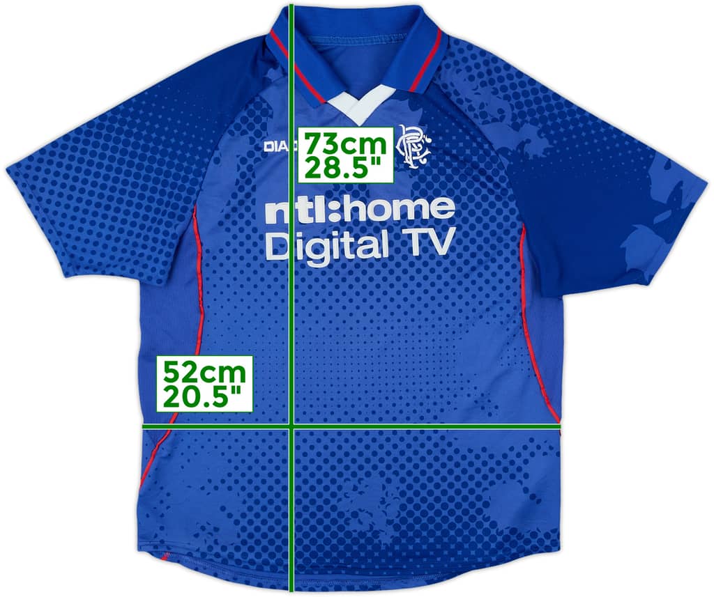 2002-03 Rangers Home Shirt - 7/10 - (M)