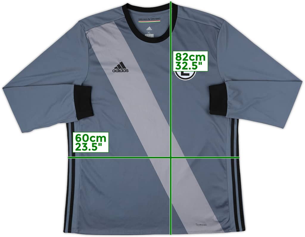 2017-18 Legia Warsaw Away L/S Shirt - 10/10 - (XL)