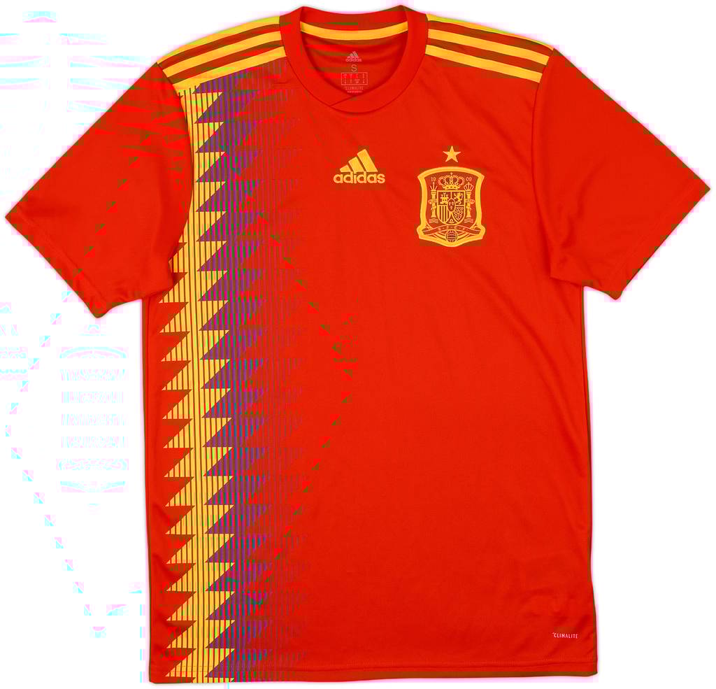 2018-19 Spain Home Shirt - 10/10 - (S)