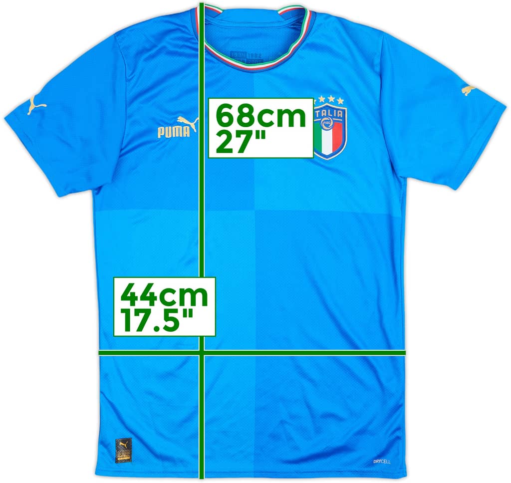 2022-23 Italy Home Shirt - 8/10 - (S)