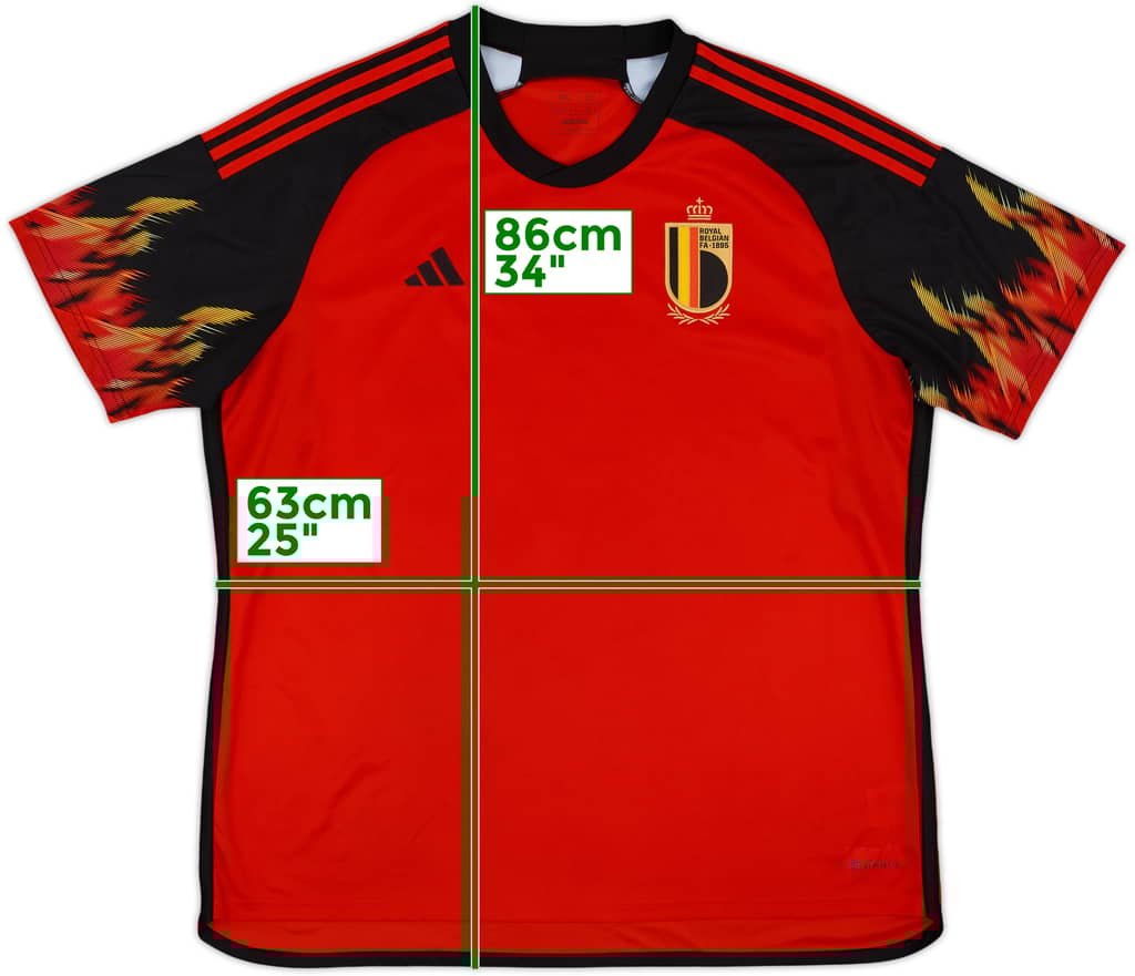 2022-23 Belgium Home Shirt - 10/10 - (XXL)