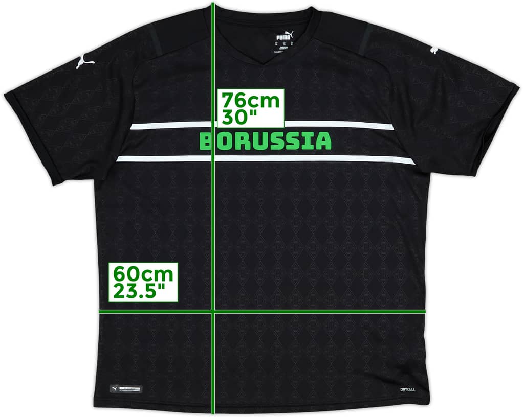 2021-22 Borussia Monchengladbach Third Shirt - 10/10 - (XL)