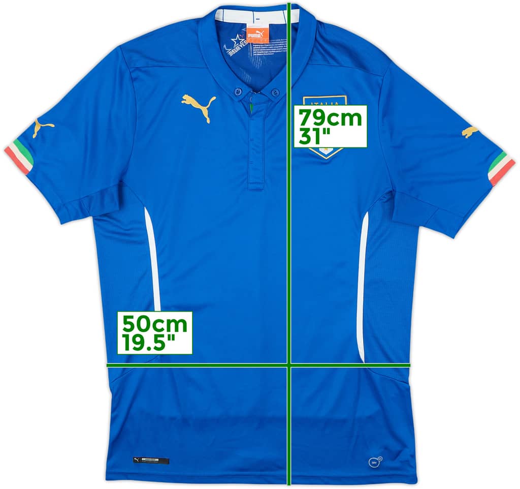 2014-15 Italy Home Shirt - 8/10 - (L)
