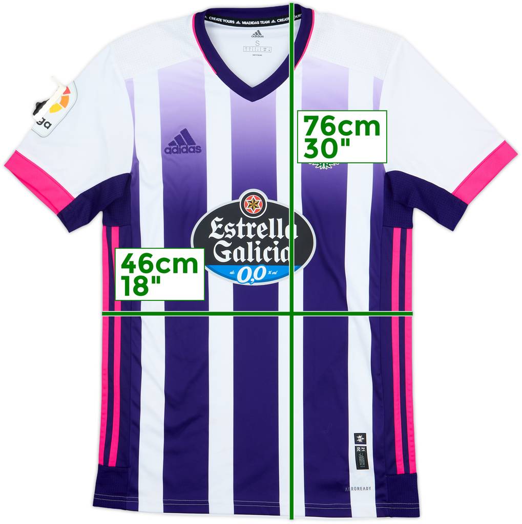 2020-21 Real Valladolid Home Shirt - 6/10 - (S)