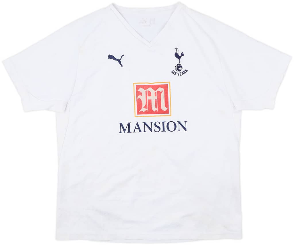 2007-08 Tottenham Home Shirt - 5/10 - (XL.Boys)