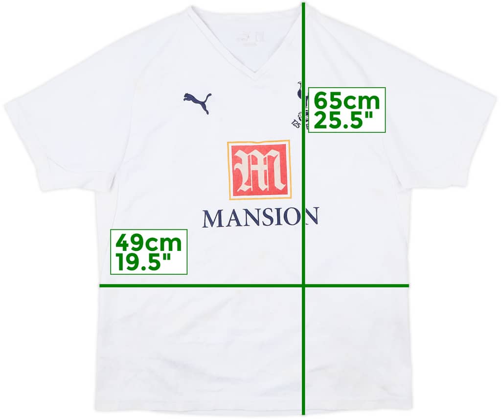 2007-08 Tottenham Home Shirt - 5/10 - (XL.Boys)