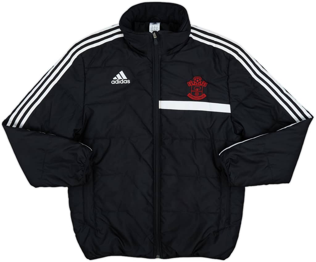 2013-14 Southampton adidas Padded Bench Coat - 8/10 - (M)