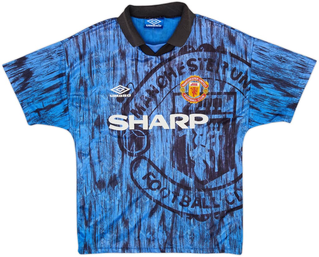 1992-93 Manchester United Away Shirt - 8/10 - (S)