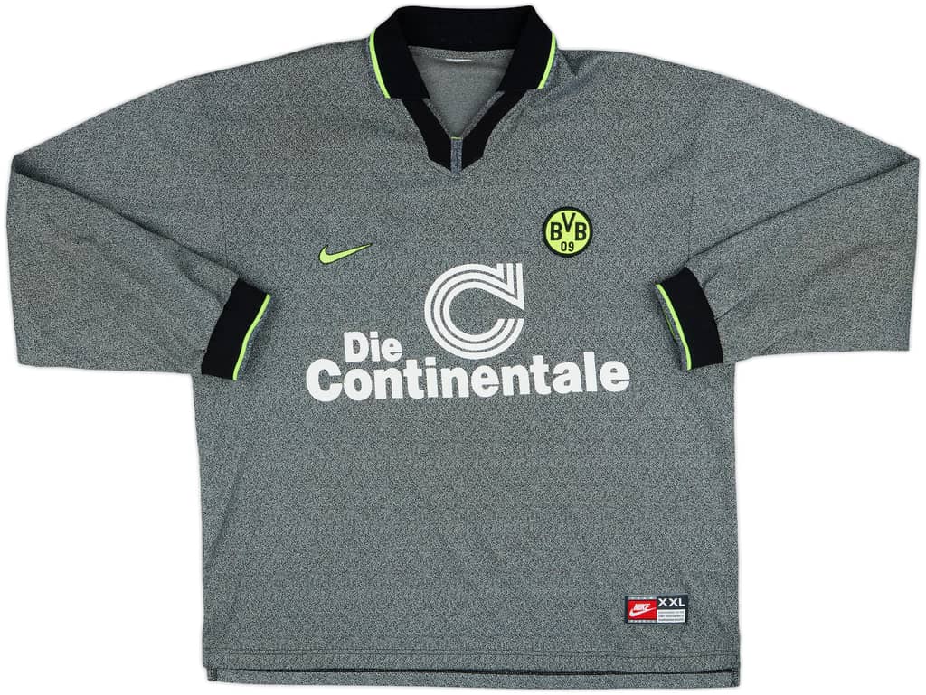 1997-98 Borussia Dortmund Away L/S Shirt - 8/10 - (XXL)
