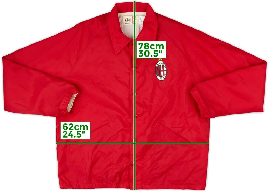 1994-95 AC Milan Basic Coach Jacket - 8/10 - (L)
