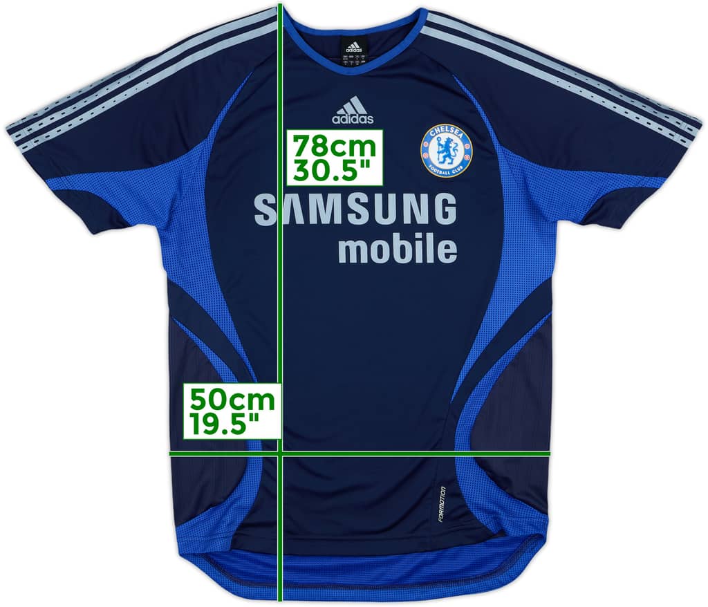 2006-07 Chelsea adidas Formotion Training Shirt - 8/10 - (L)