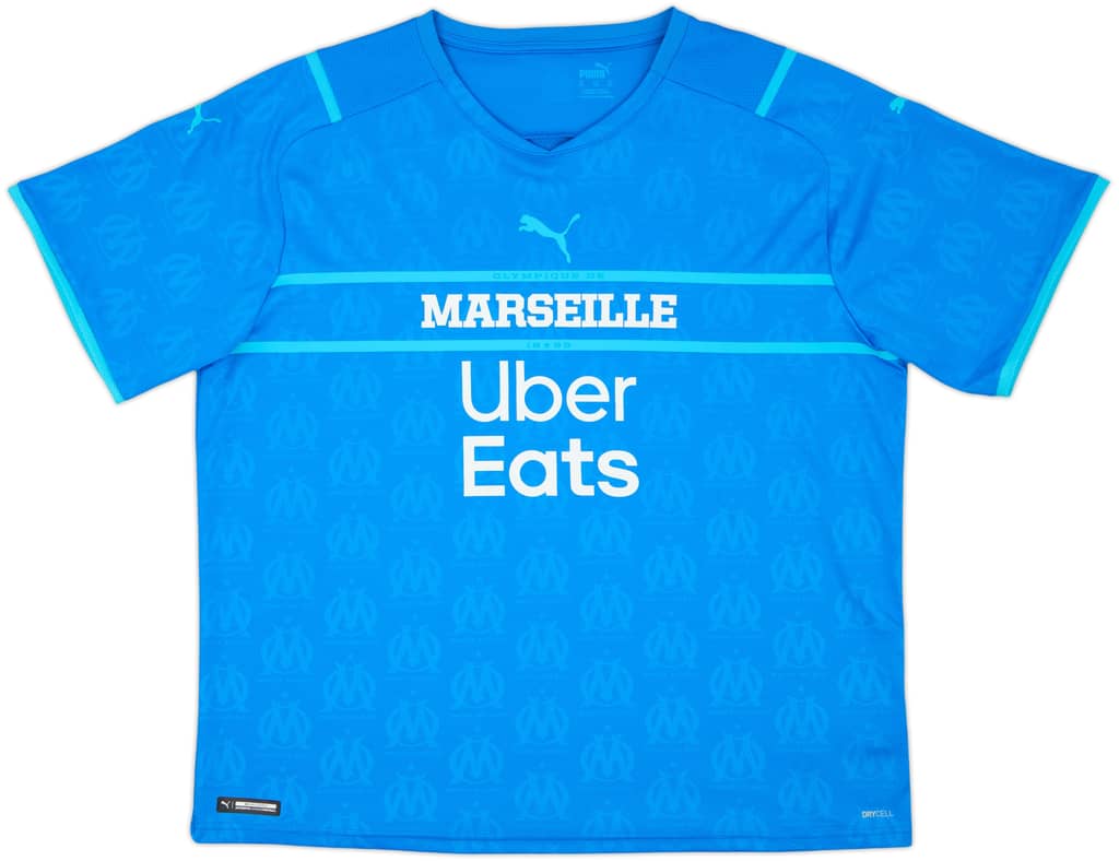 2021-22 Olympique Marseille Third Shirt - 9/10 - (XXL)