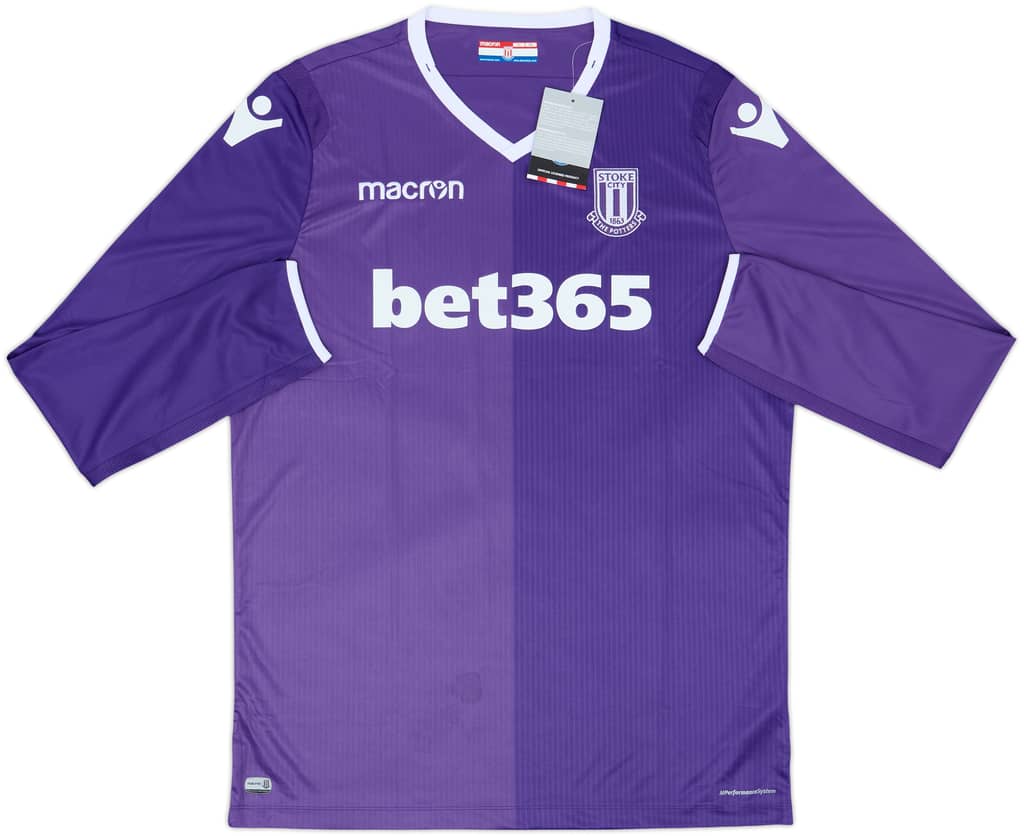 2018-19 Stoke City Away L/S Shirt (XXL)