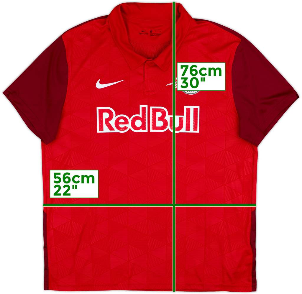 2020-21 Red Bull Salzburg European Home Shirt - 10/10 - (XL)
