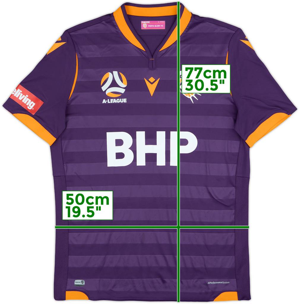 2020-21 Perth Glory Authentic Home Shirt - 8/10 - (L)