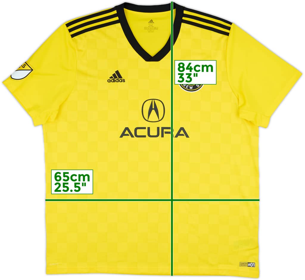 2018 Columbus Crew Home Shirt - 8/10 - (XXL)