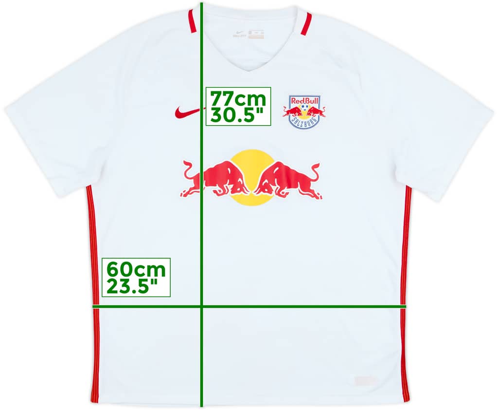 2016-2017 Red Bull Salzburg Home Shirt - 6/10 - (XXL)