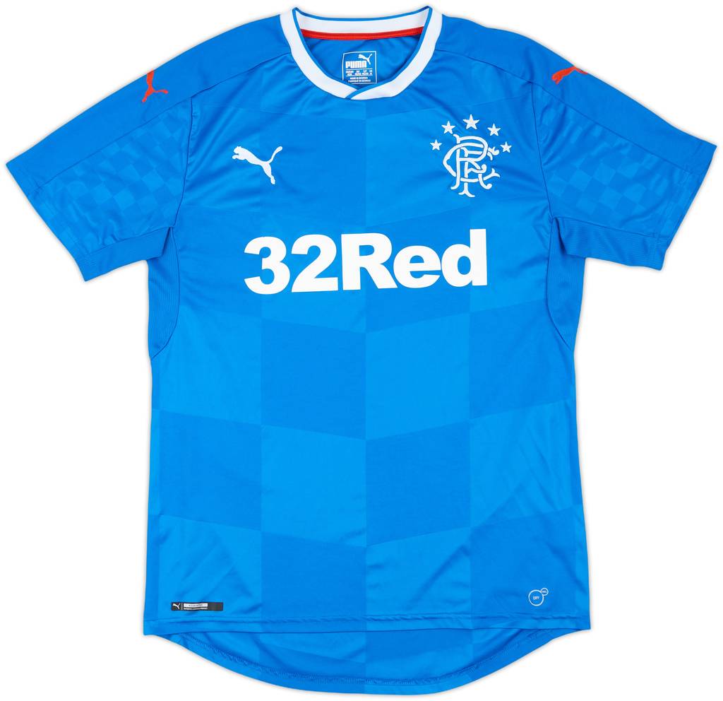 2016-18 Rangers Home Shirt - 9/10 - (M)