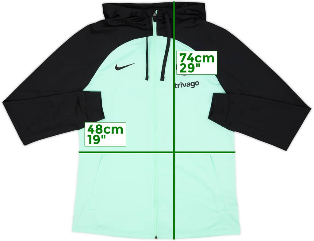 2023-24 Chelsea Nike Hooded Track Jacket - 8/10 - (M)