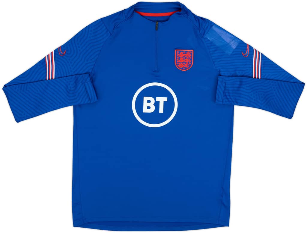 2020-21 England Nike 1/4 Zip Training Top - 8/10 - (L)