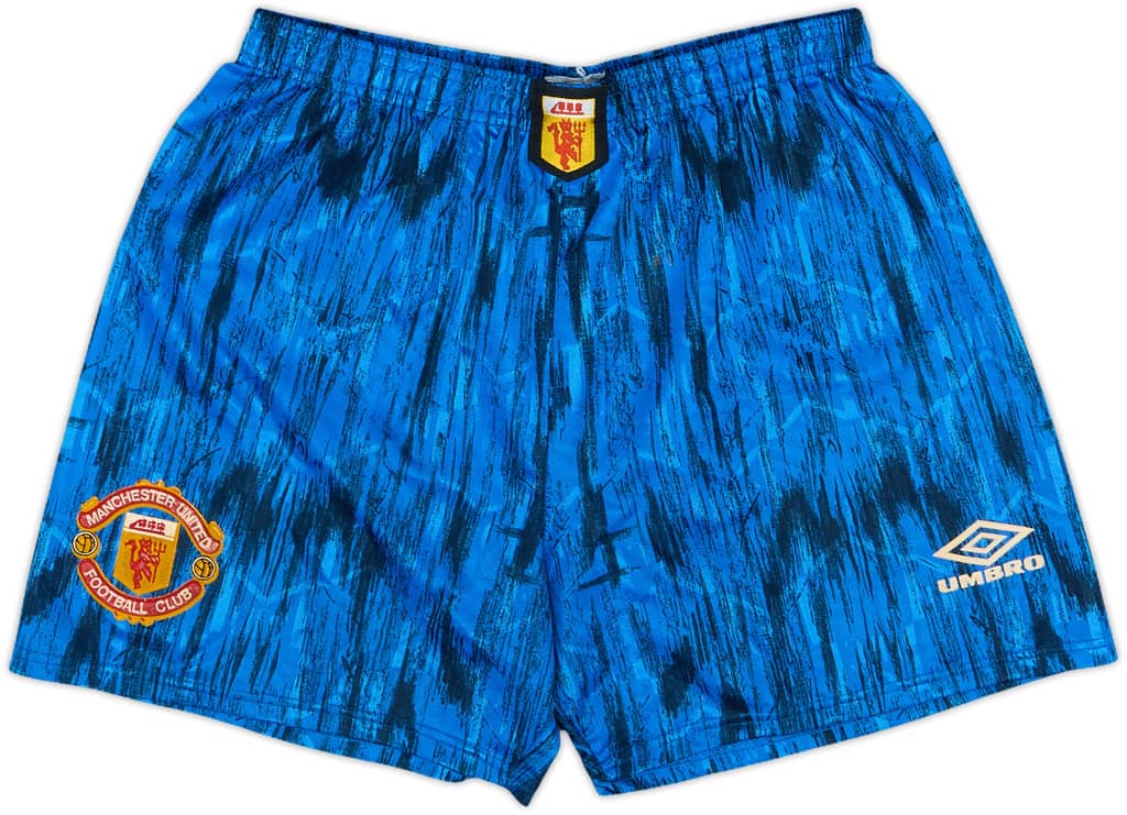 1992-93 Manchester United Away Shorts - 8/10 - (M)