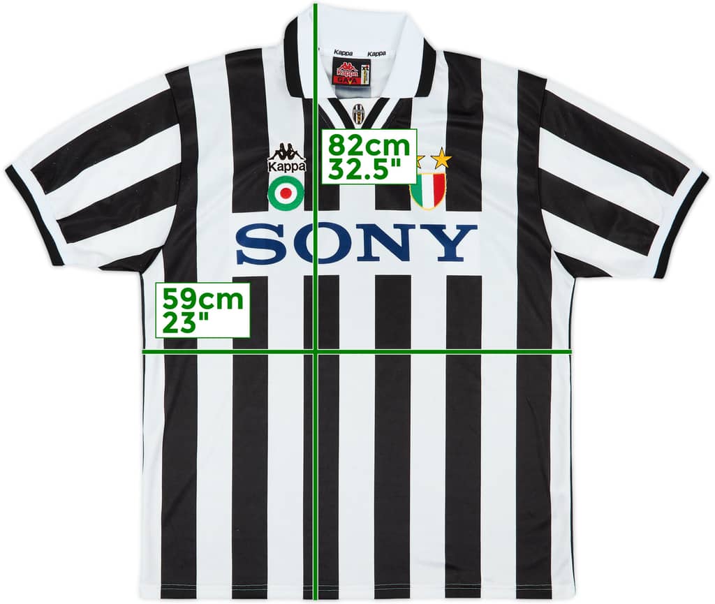 1995-97 Juventus Home Shirt - 8/10 - (XL)