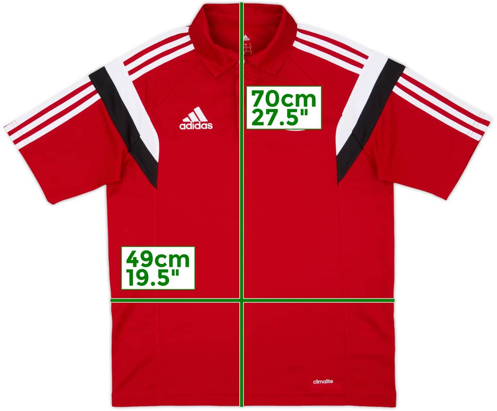 2015-16 Wales adidas Polo Shirt - 6/10 - (S)