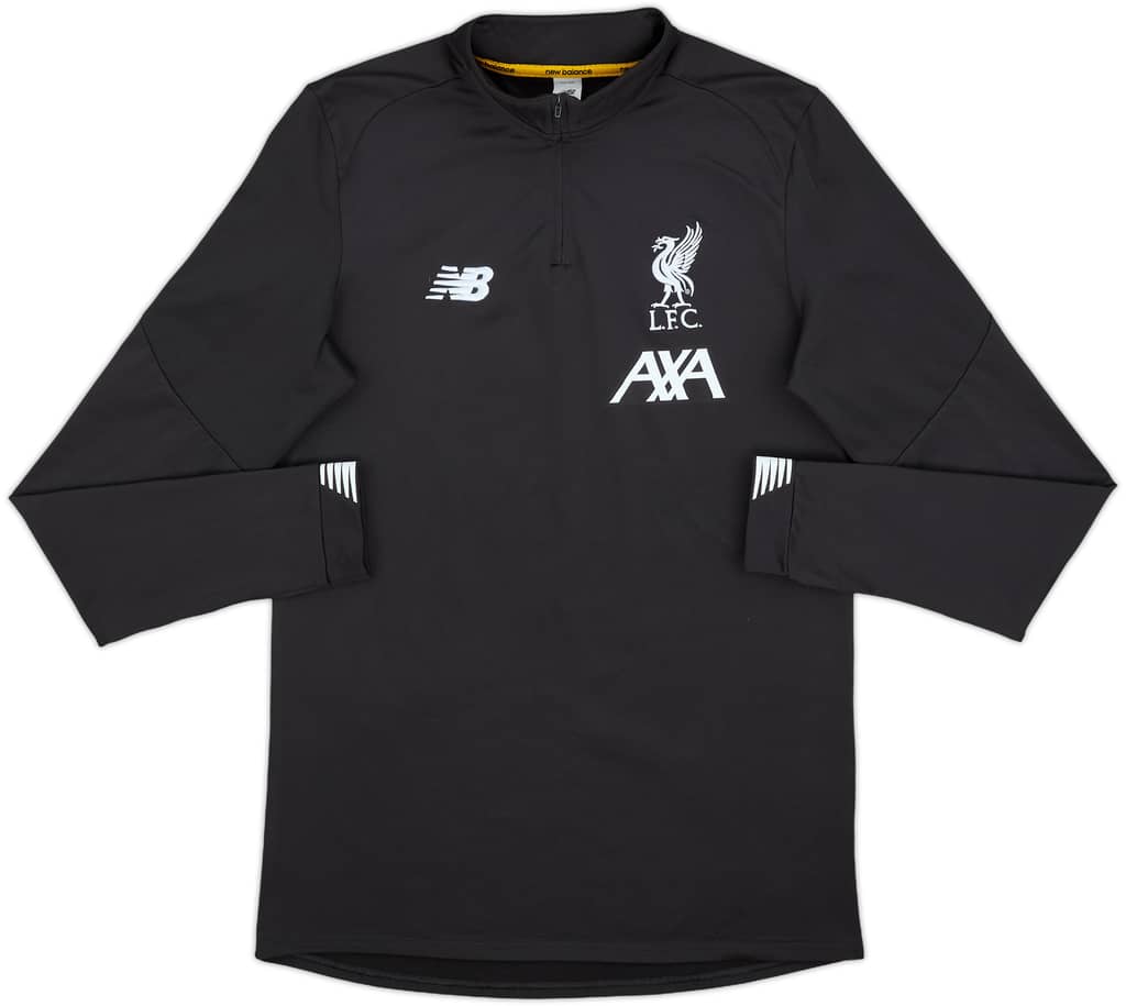 2019-20 Liverpool New Balance 1/4 Zip Drill Top - 10/10 - (M)