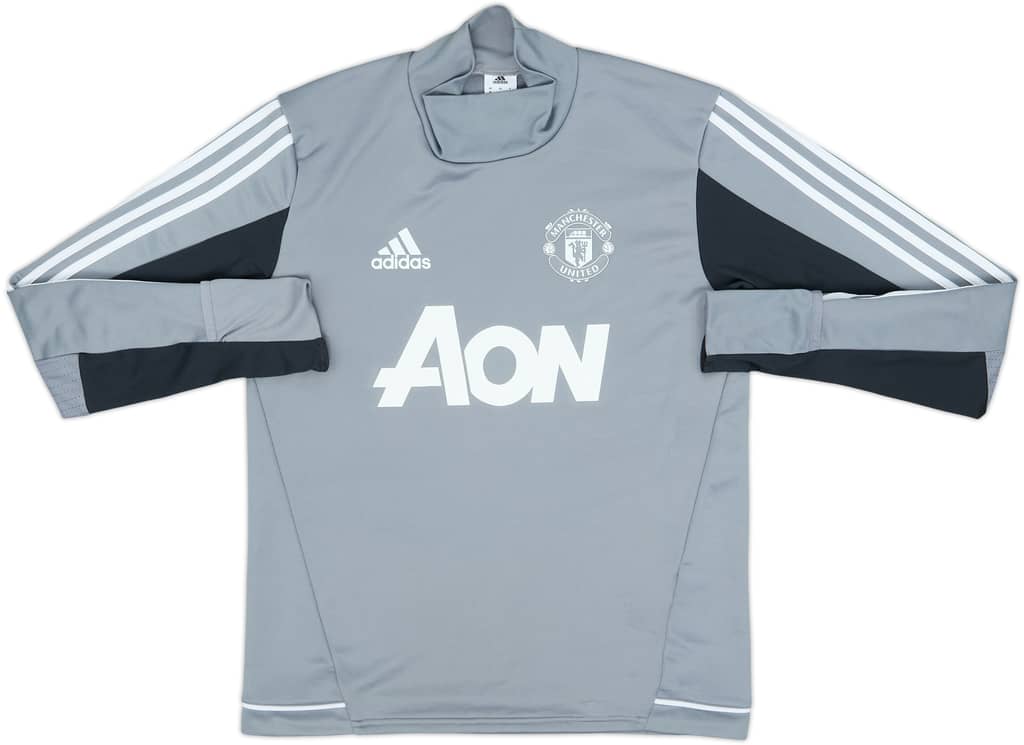 2017-18 Manchester United adidas Sweat Top - 10/10 - (M)