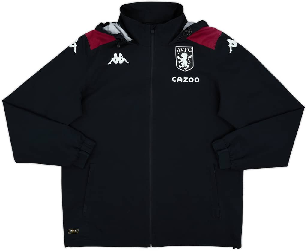 2020-21 Aston Villa Kappa Hooded Rain Jacket - 7/10 - (XL)
